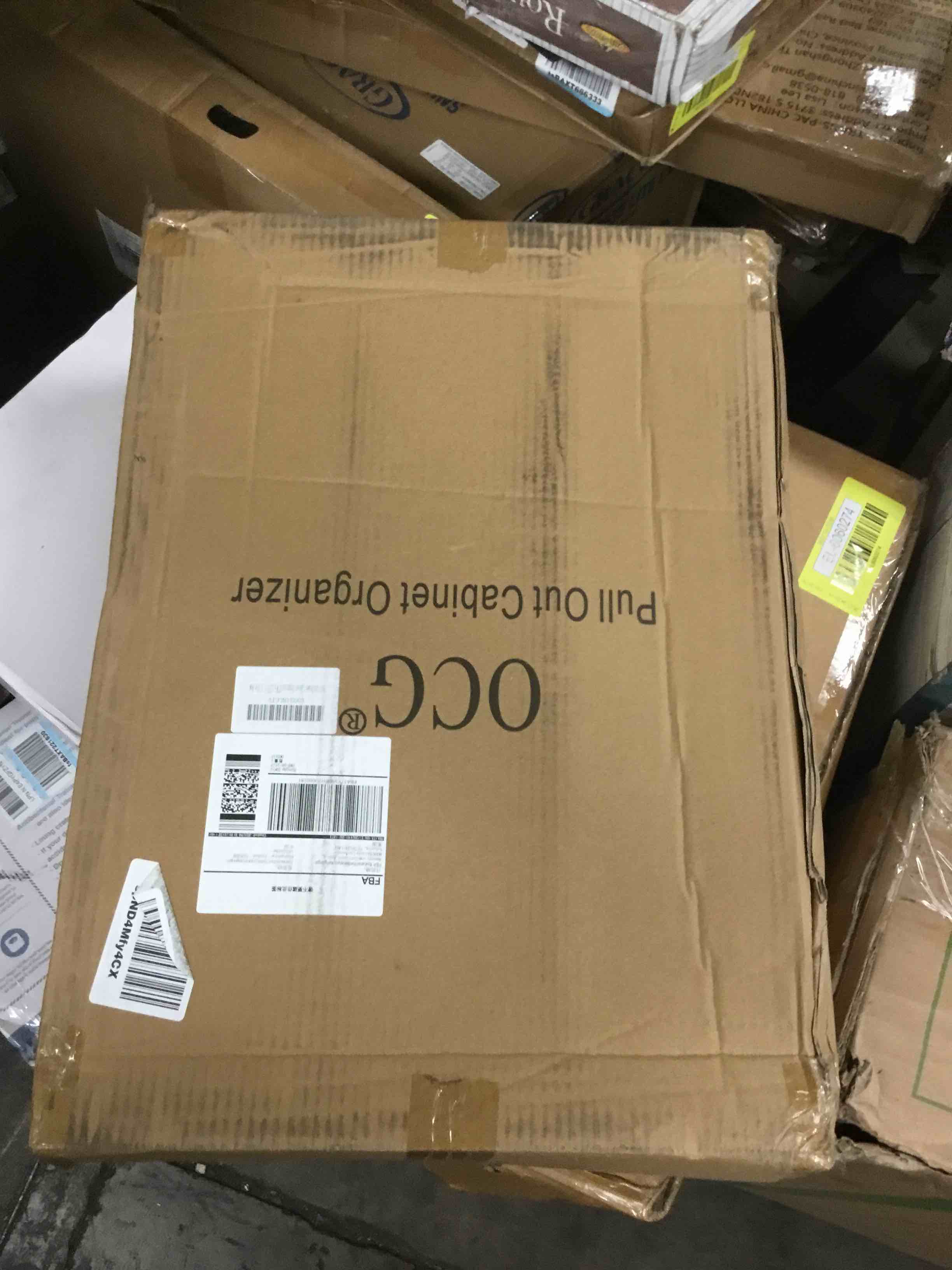 OCG 2 Tier Pull Out Cabinet Organizer (17" W x 21" D), Pull Out Drawers for Kitchen Cabinets, Pull Out Shelves for Base Cabinet Organization in Kitchen Bathroom Pantry, Chrome Finish 17"W x 21"D