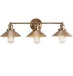 3 Light Wide LED Bathroom Vanity Light - GOLD 