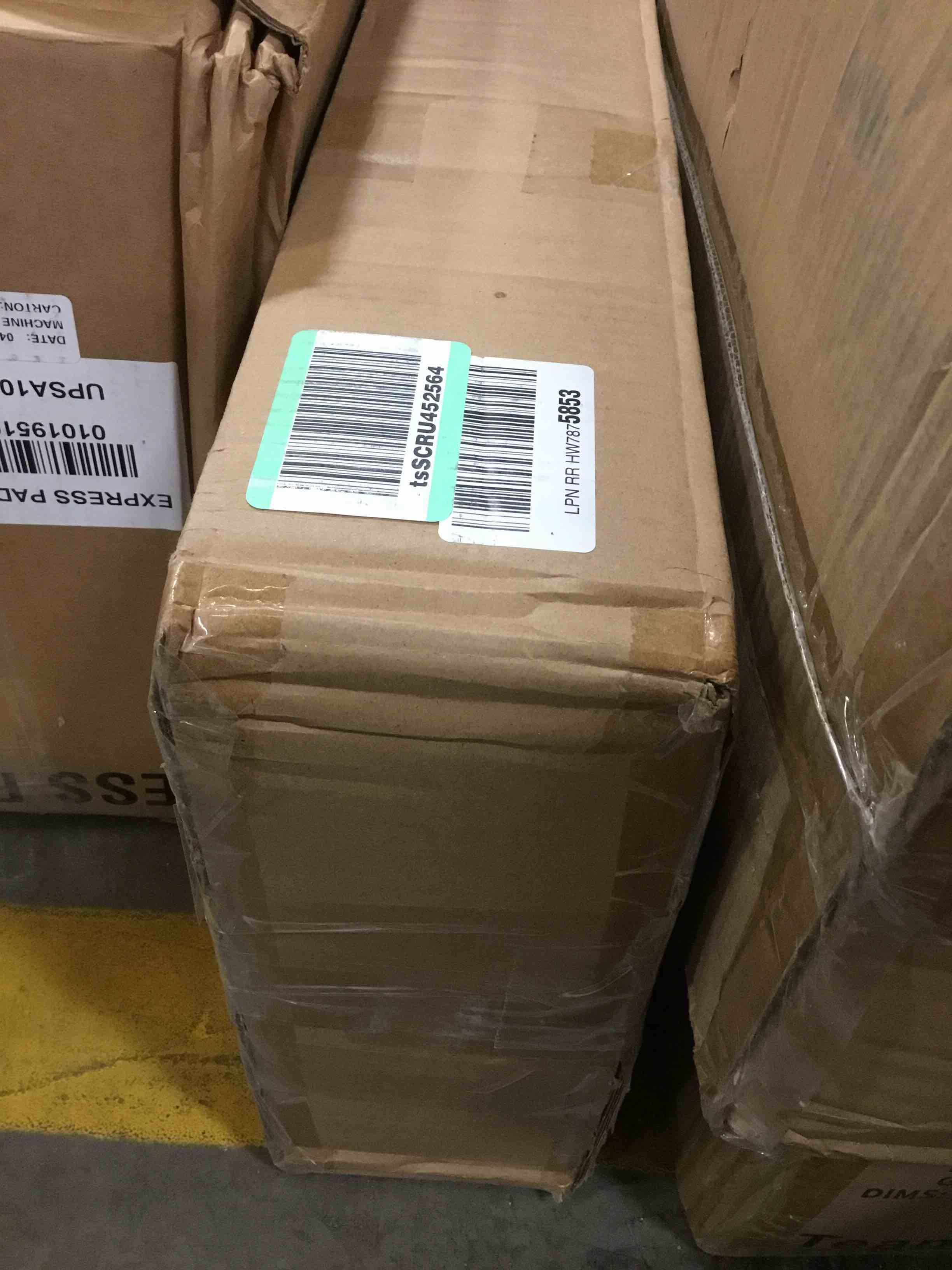 NAIMORUI PVC Balcony Privacy Screen Decorative Balcony Cover with Nylon Rope- 34'' x 180''(Stone)