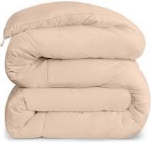 1 single comforter beige