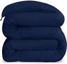 1 single navy blue comforter