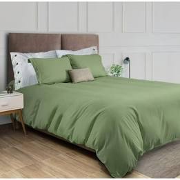 1 single green comforter