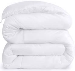 1 single white comforter