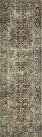 Magnolia Home by Joanna Gaines x Loloi Sinclair Collection SIN-01 Machine Washable Pebble / Taupe 2'-3" x 3'-9" Accent Rug