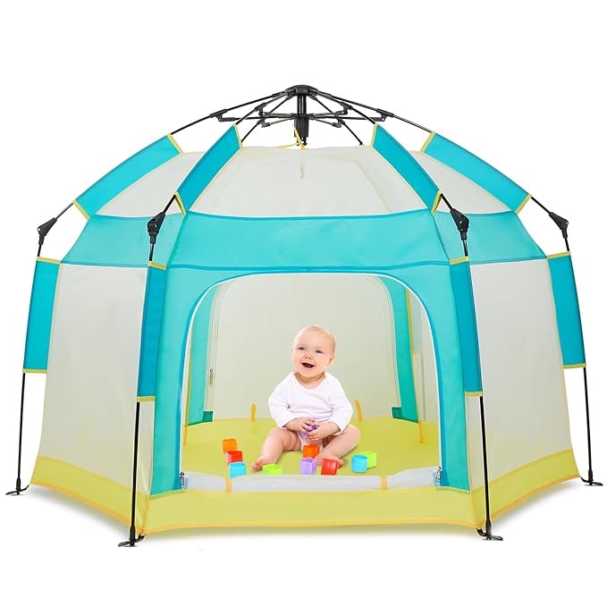 river bend baby playpen with canopy portable tent