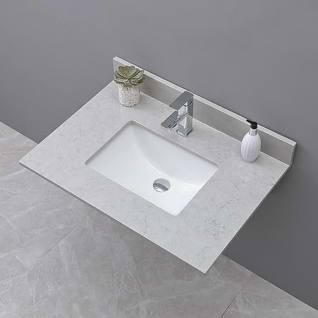 Home decorators collection, CEROUS gray quartz 31 inch vanity top