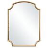 Home decorators collection, 19.75 in framed vanity mirror gold finish