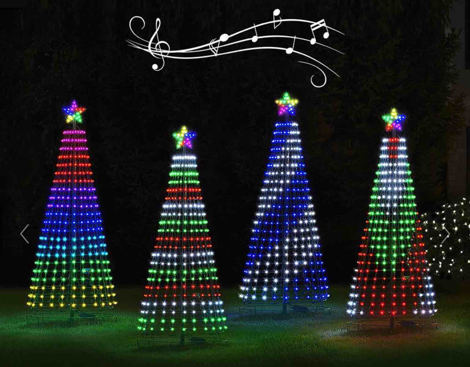 The 7 1/2' Synchronized Musical Pixel Tree
