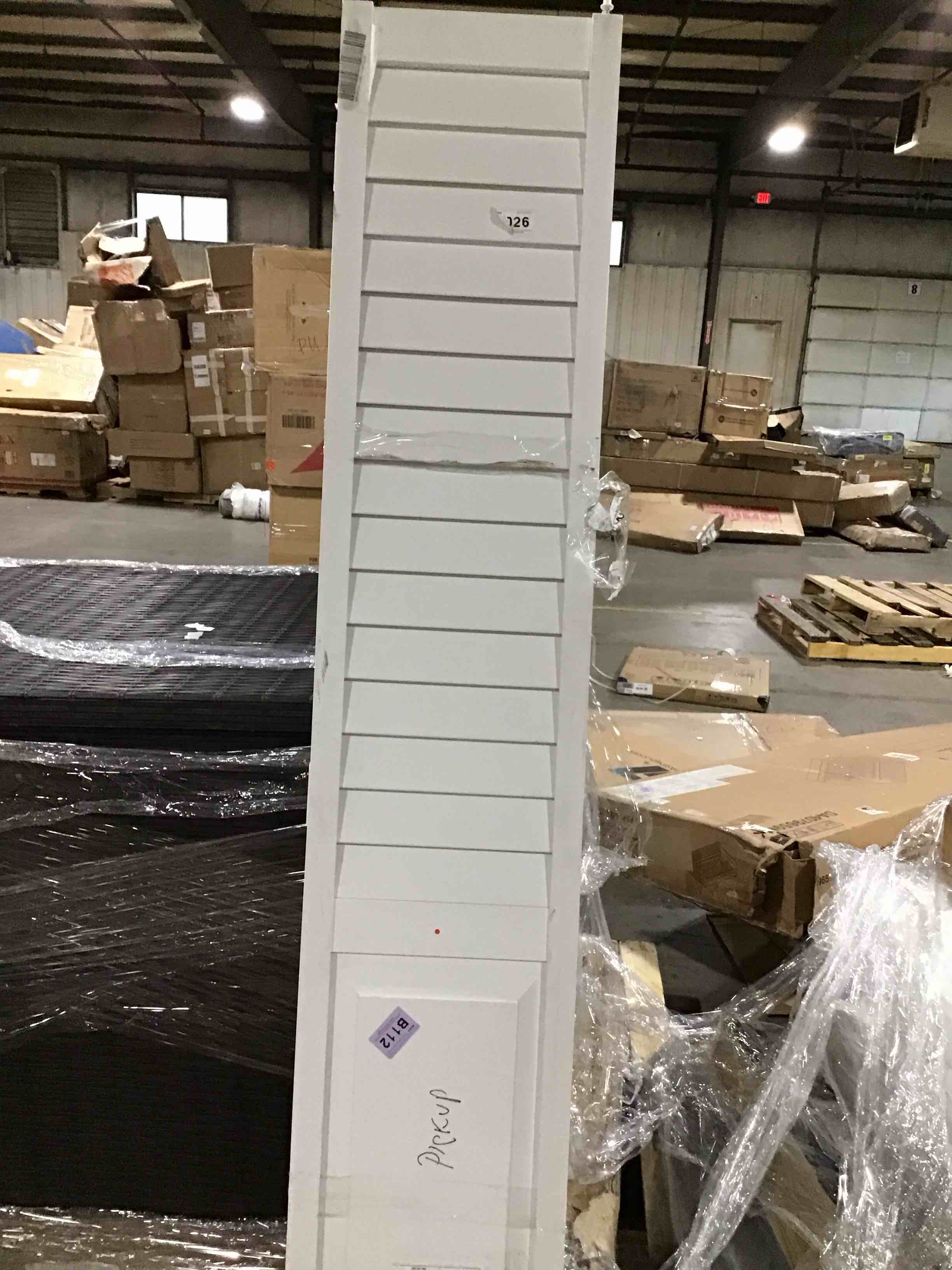 white plastic privacy screen 