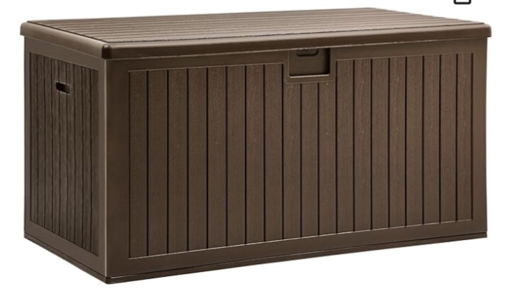Brown outdoor storage (similar to stock photo) 