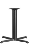 Flash Furniture Column Table Stand with Welded Square Plate Black 3' (incomplete, base only) 