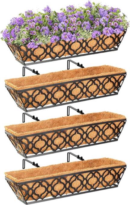 hf home 24” window deck planter boxes *similar to stock photo * 