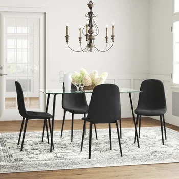 Hagler 5 - Piece Glass Top Dining *incomplete,dining chair only* 