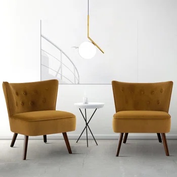 Kelly-Anne 27.6" Wide Velvet Upholstered Side Chair Set Of 2 