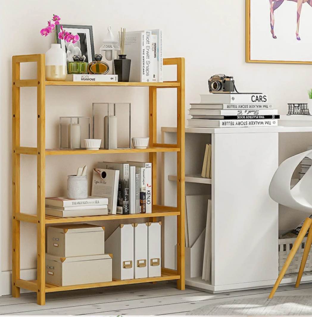 Bamboe Badkamer Opslag Multifunctionele Verdikkingslaag Verstelbare Hoogte Plank Organizer Badkamer Accessoires Displaystandaard