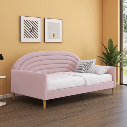 Orrin Upholstered Daybed pink ( incomplete box 2/2) 