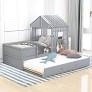 TWIN HOUSE BED WITH TRUNDLE 