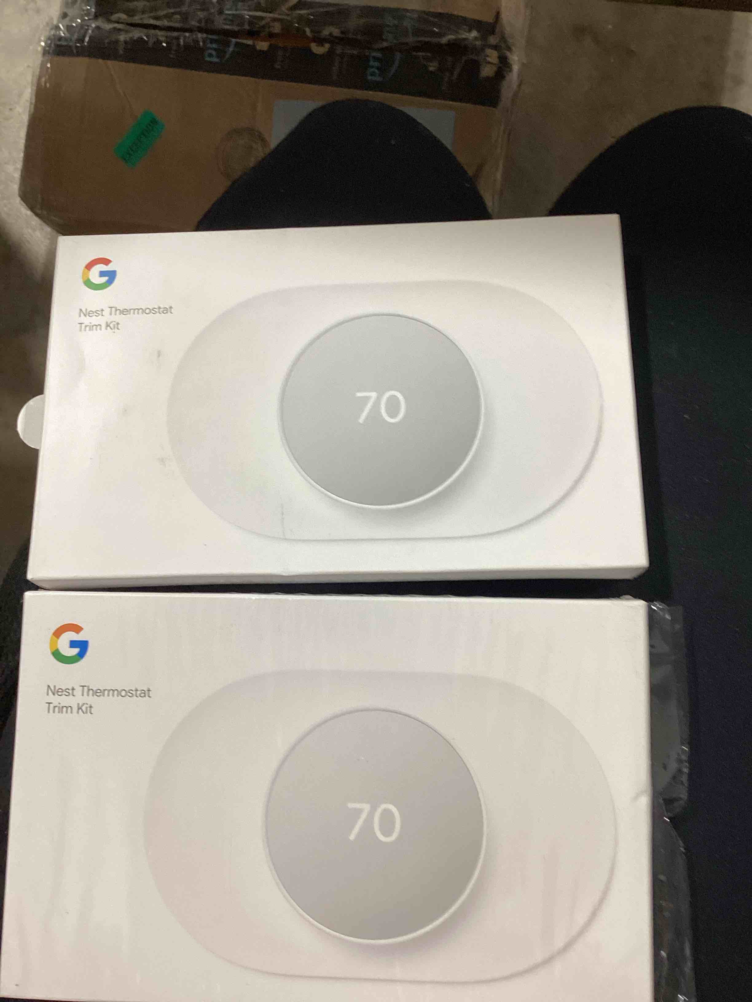 Google Nest Thermostat Trim Kit Snow