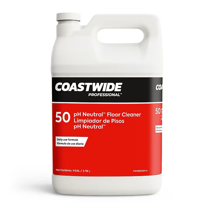 Coastwide Professional™ Floor Cleaner pH Neutral, 3.78L/128 Oz., 4/Carton (CW360001-A)