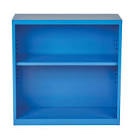 Bookcase light blue two shelf