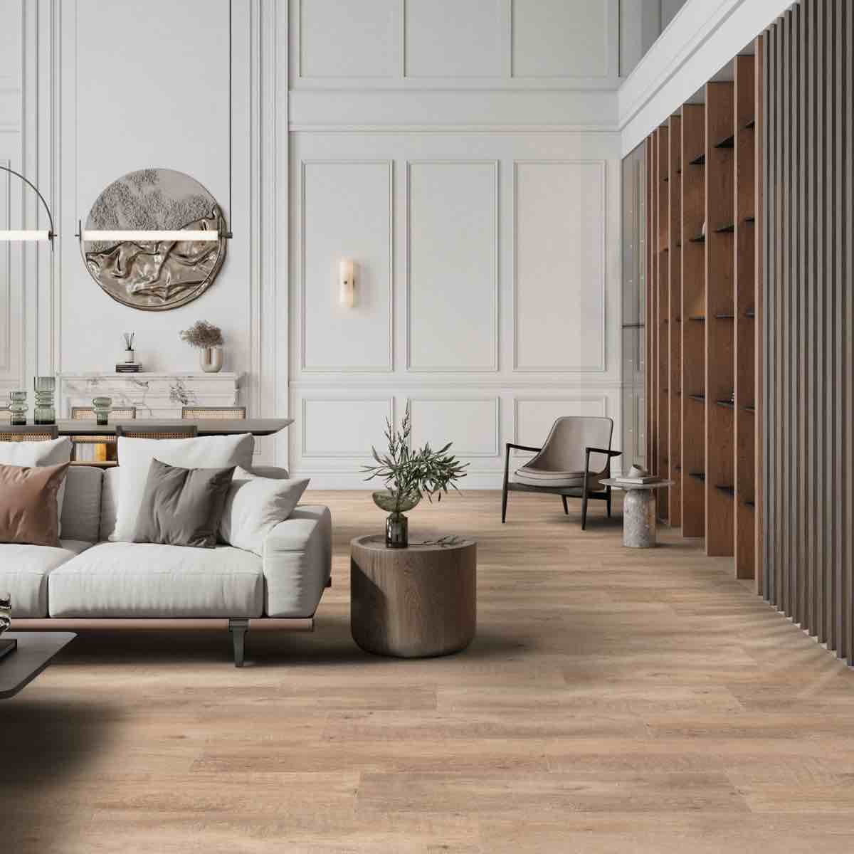 Select Surfaces SCLMF0486 Barnwood Spill Defense Laminate Flooring With Underlayment, 14MM Thick, 6 Planks Per Box, 47.60 x 6.22 Inches, 12.34 Sq Ft Per Box, Your Bid Per Total Sq Ft, 35 Boxes, 418 Total Sq Ft, Your Bid Per Sq Ft!