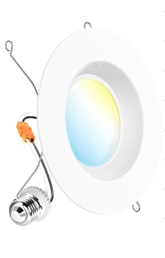 Sunco 12 Pack 5/6 Inch LED Can Lights Retrofit Recessed Lighting /3000K Dimmable Baffle Trim 13W=75W, 1050 LM, Replacement Conversion Kit, UL