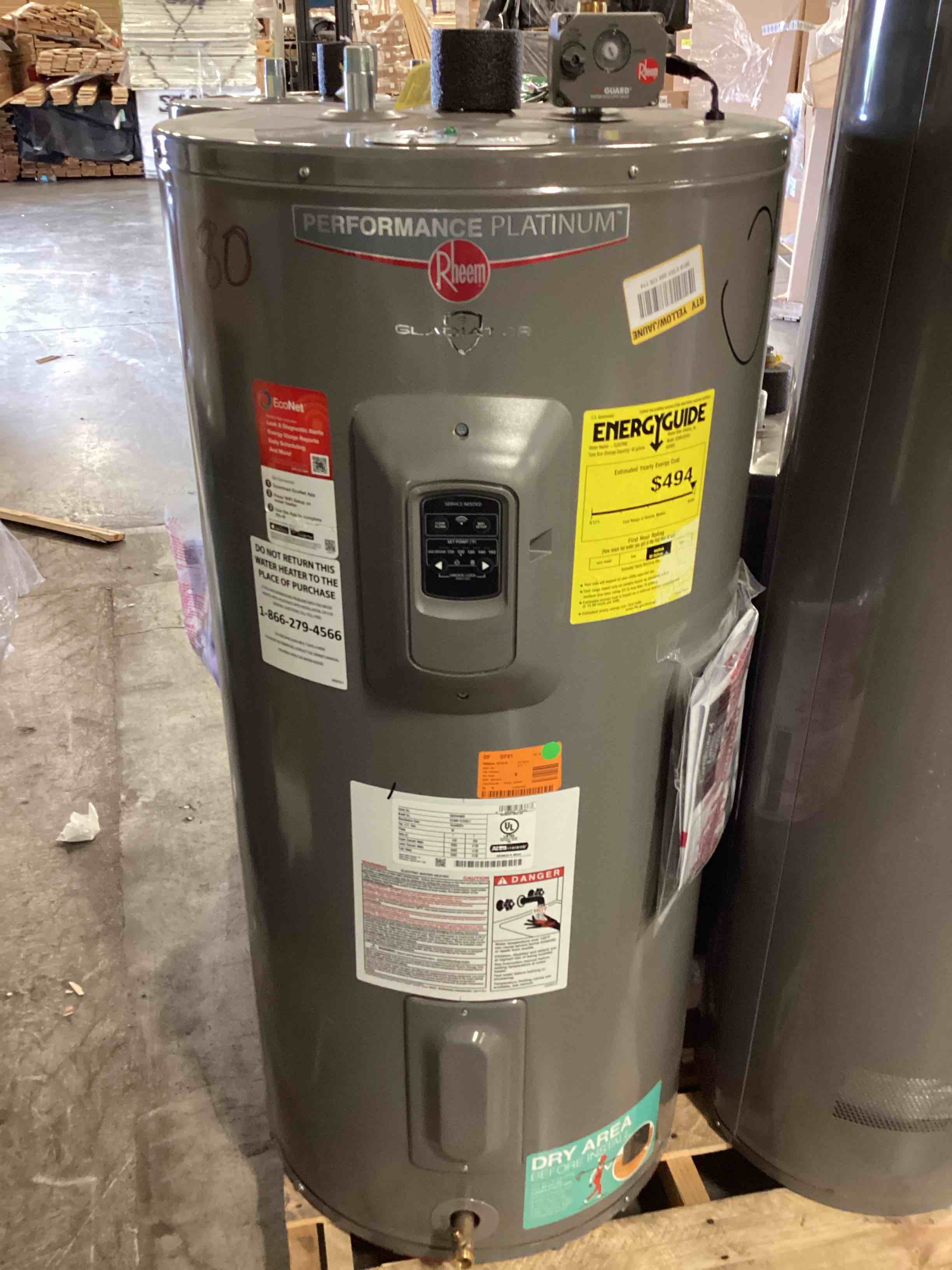 rheem electric water heater 45 gallons XE50M12CS55U1