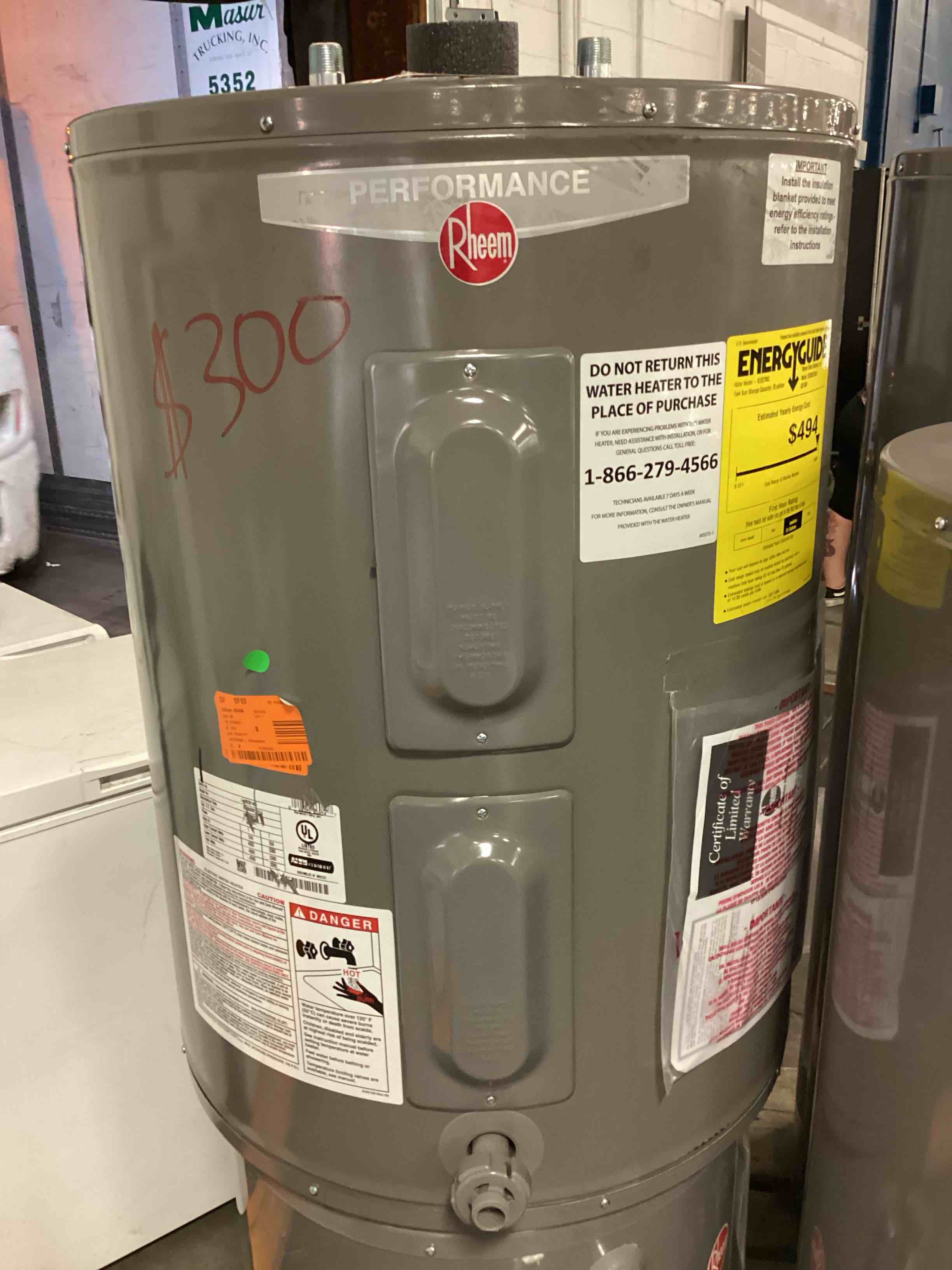 rheem 35 gallon electric water heater XE38S06ST45U1