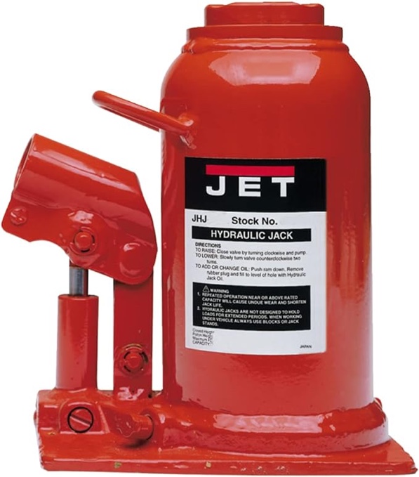 JET 22-1/2-Ton Low-Profile Hydraulic Bottle Jack (JHJ-22-1/2L)
