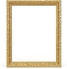 Solid Wood Canvas Frame, Oil Painting Frame, Frames for Canvas Paintings, Antique Ornate Picture Frame, Frame for Canvas Paintings (Empty Frame Only, No Plexiglass & Backing Board) (12"x16")