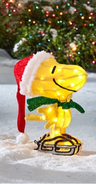 The Illuminated Peanuts Ice Skating (1) 20” 