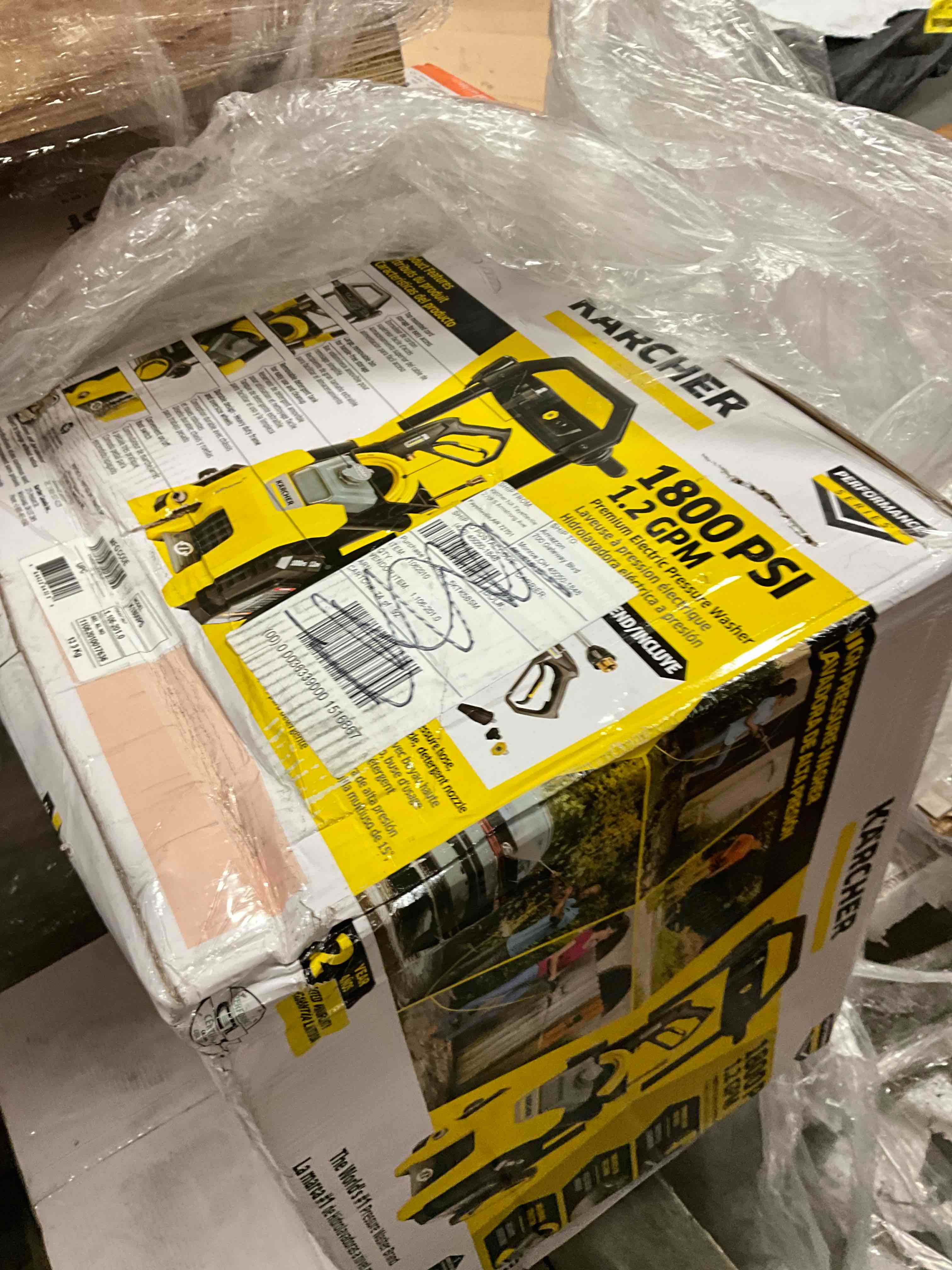 Kärcher K1800PS Max 2250 PSI Electric Pressure Washer with 3 Spray