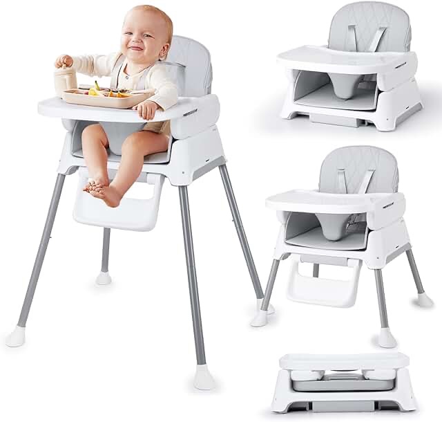 Multifunction Adjustable Baby High Chair 3 In 1 Children Baby Feeding Chair