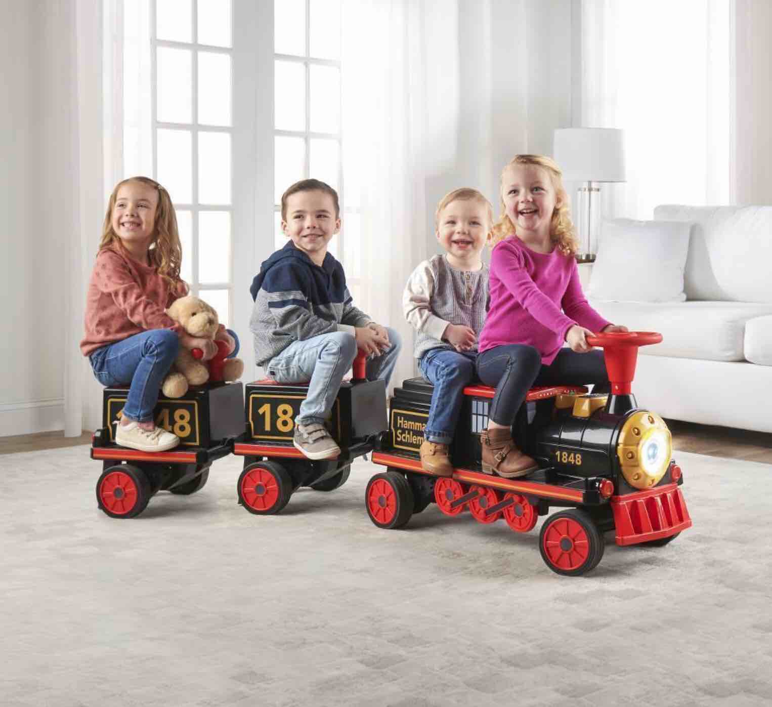 The Hammacher Schlemmer Four Passenger Electric Ride On Train