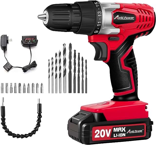 AVID POWER Cordless 20 Max Drill