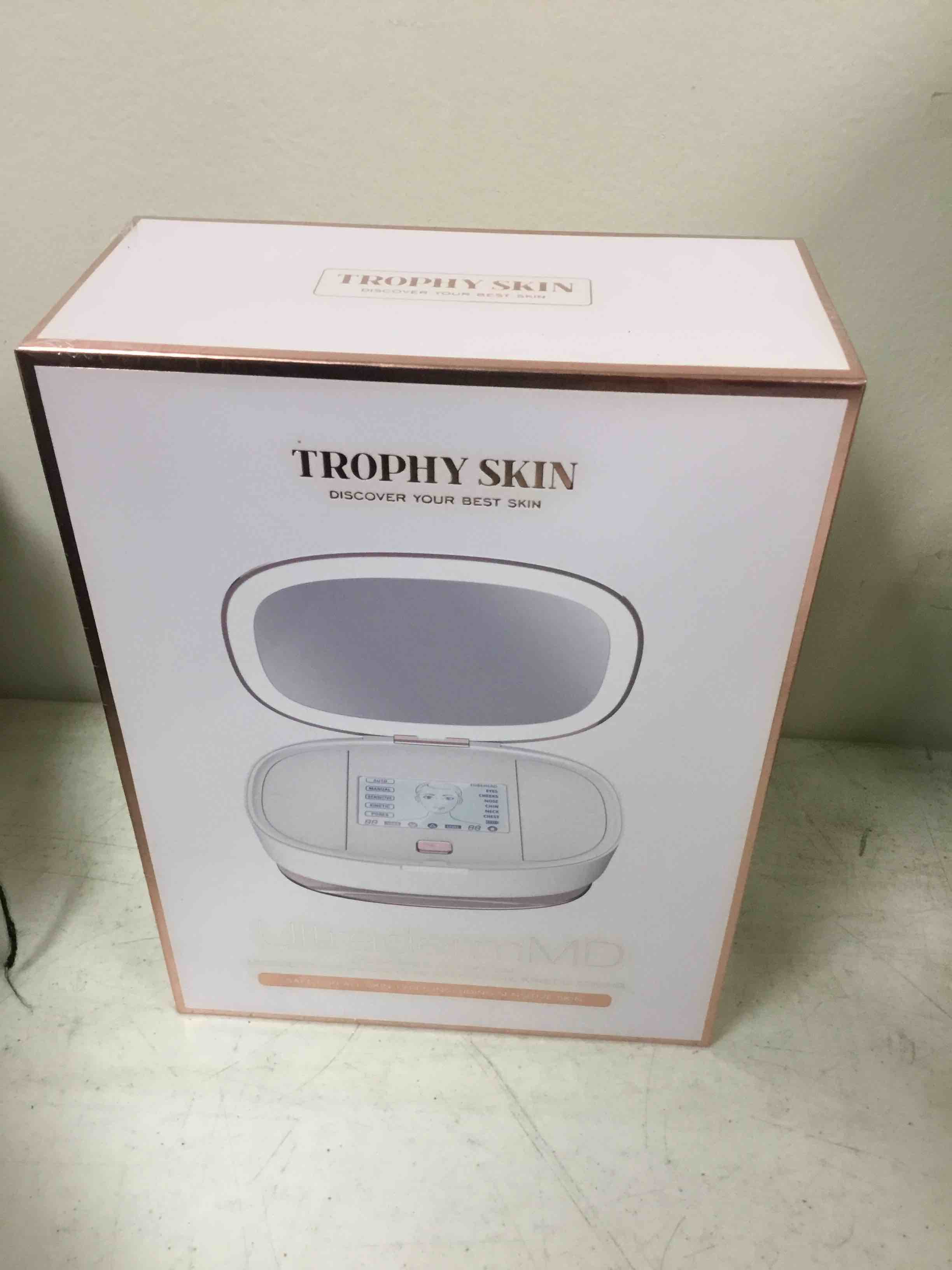 Trophy Skin UltradermMD 3-in-1 Microdermabrasion Machine - Professional Facial Exfoliator  Pore Vacuum  and Advanced Kinetic Toning Guarantees Professional Results for Tighter and Younger Looking Skin
