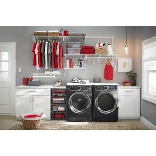 Everbilt 5 ft. - 8 ft. Heavy Duty Closet Organizer Kit