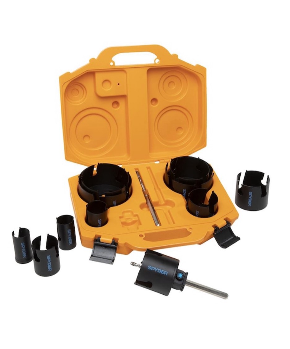 Spyder 600880 Carbide-Tipped Hole Saw Kit