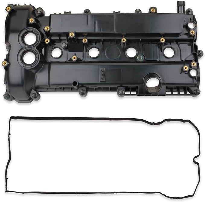 MITZONE Engine Valve Cover compatible with 2012-2018 Ford Edge Escape Explorer Focus Fusion Taurus Mkc 2.0L 2.3L Turbo