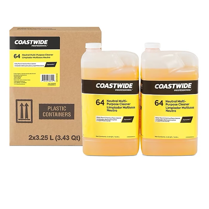 2x COASTWIDE 64 Neutral Multi-purpose Cleaner ECO ID CW6403EM-A Expressmix