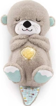 Fisher-Price Baby Soothe 'n Snuggle Otter, portable plush soother with music, sounds, lights and breathing motion (Amazon Exclusive)