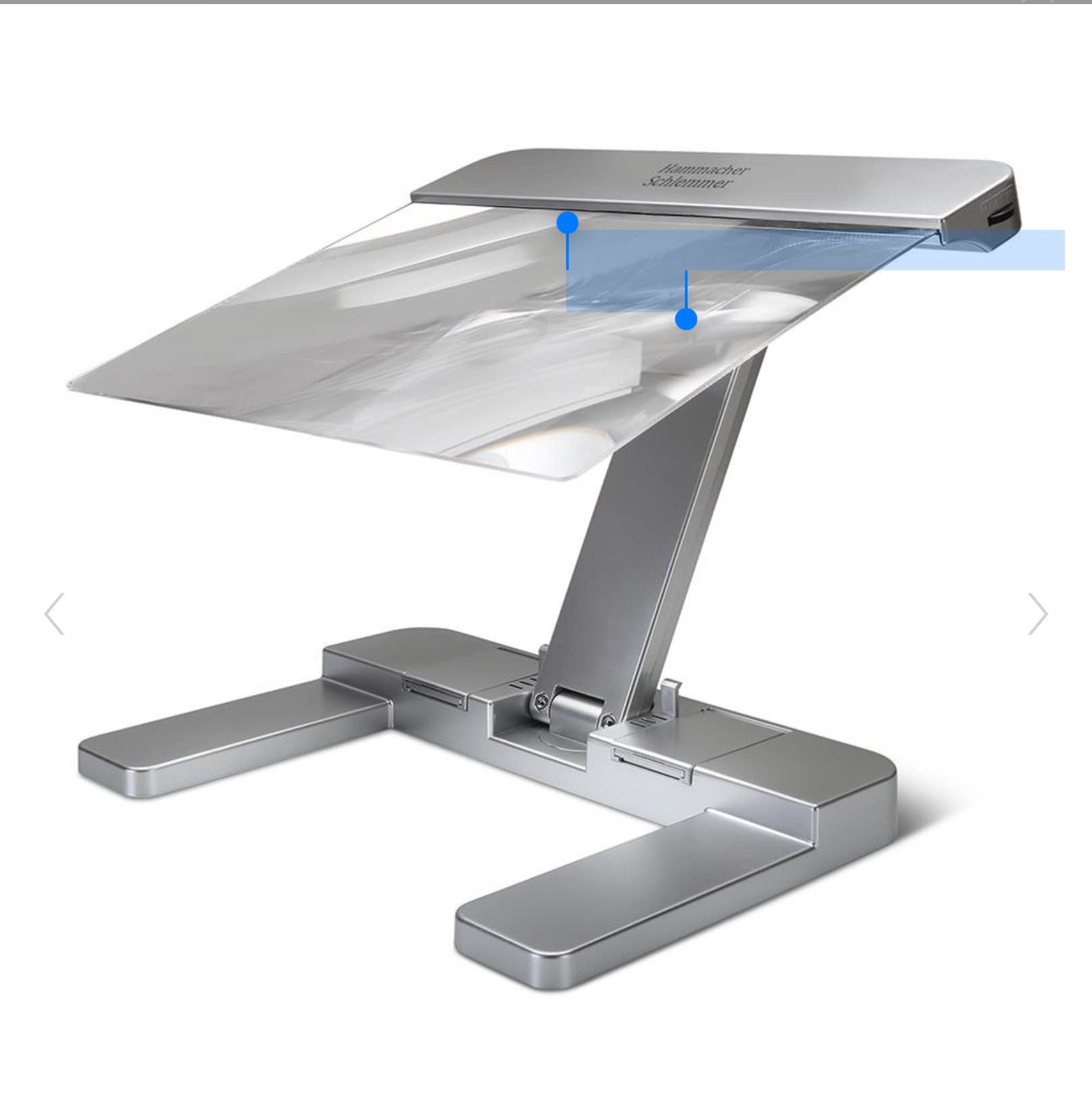 The Full Page Illuminated Desktop Magnifier