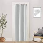 SHINELAND Closet Curtains for Bedroom Closet Door,Privacy Curtain for Door,Off White,80 Inch Length