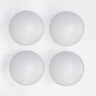 Evershine 4 Pack 8 Inch Craft Foam Ball - White Smooth Craft Foam Polystyrene Balls for DIY Craft and Art School Project 8" - 4 Balls