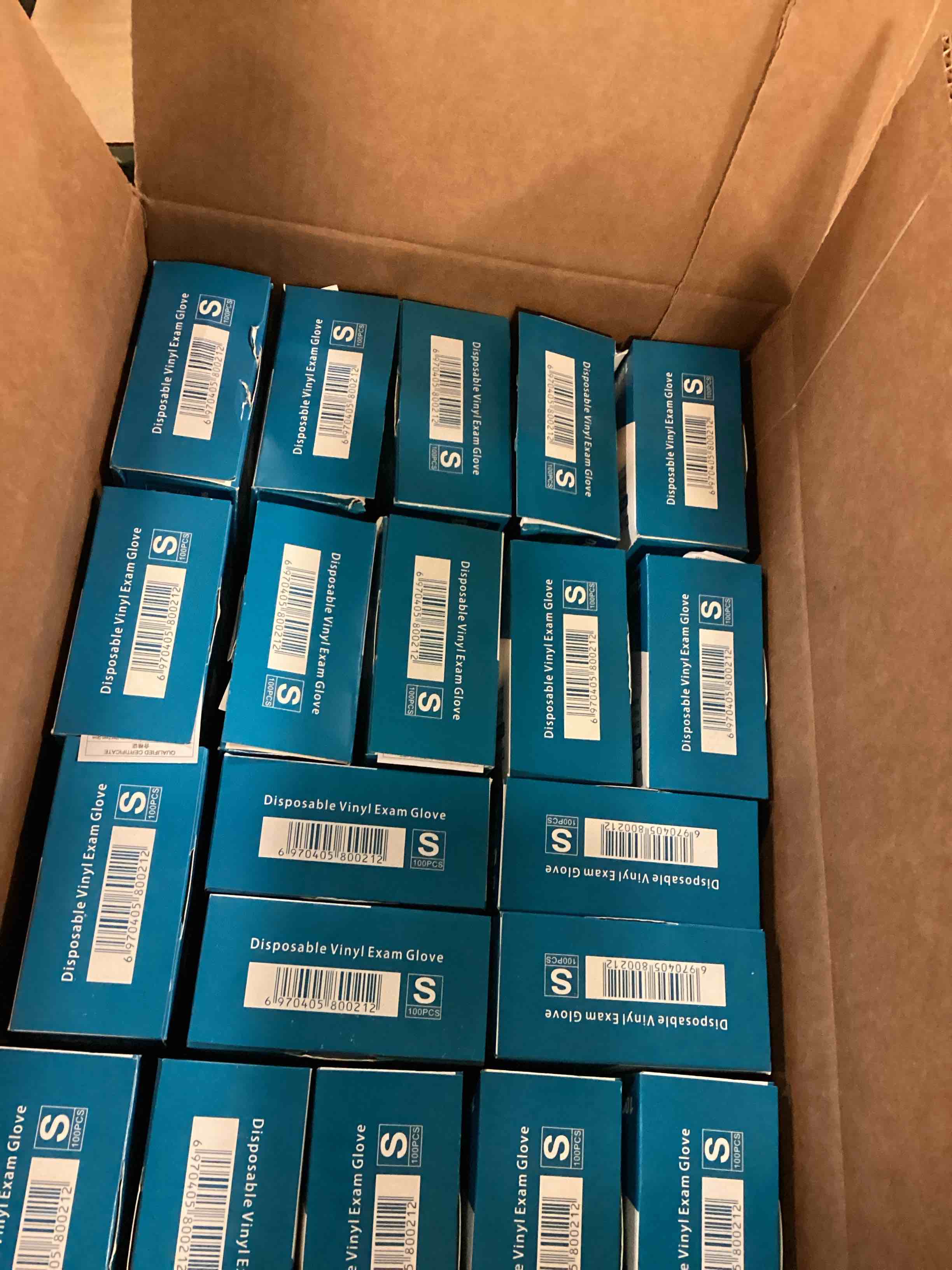 Unbranded Powder/Latex Free Vinyl Exam Gloves, Small, Clear, 100/Box (VM4512) | Quill 20 total boxes