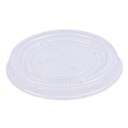 Boardwalk®Souffle/Portion Cup Lids, Fits 1.5 oz and 2 oz Portion Cups, Clear, 2,500/Carton