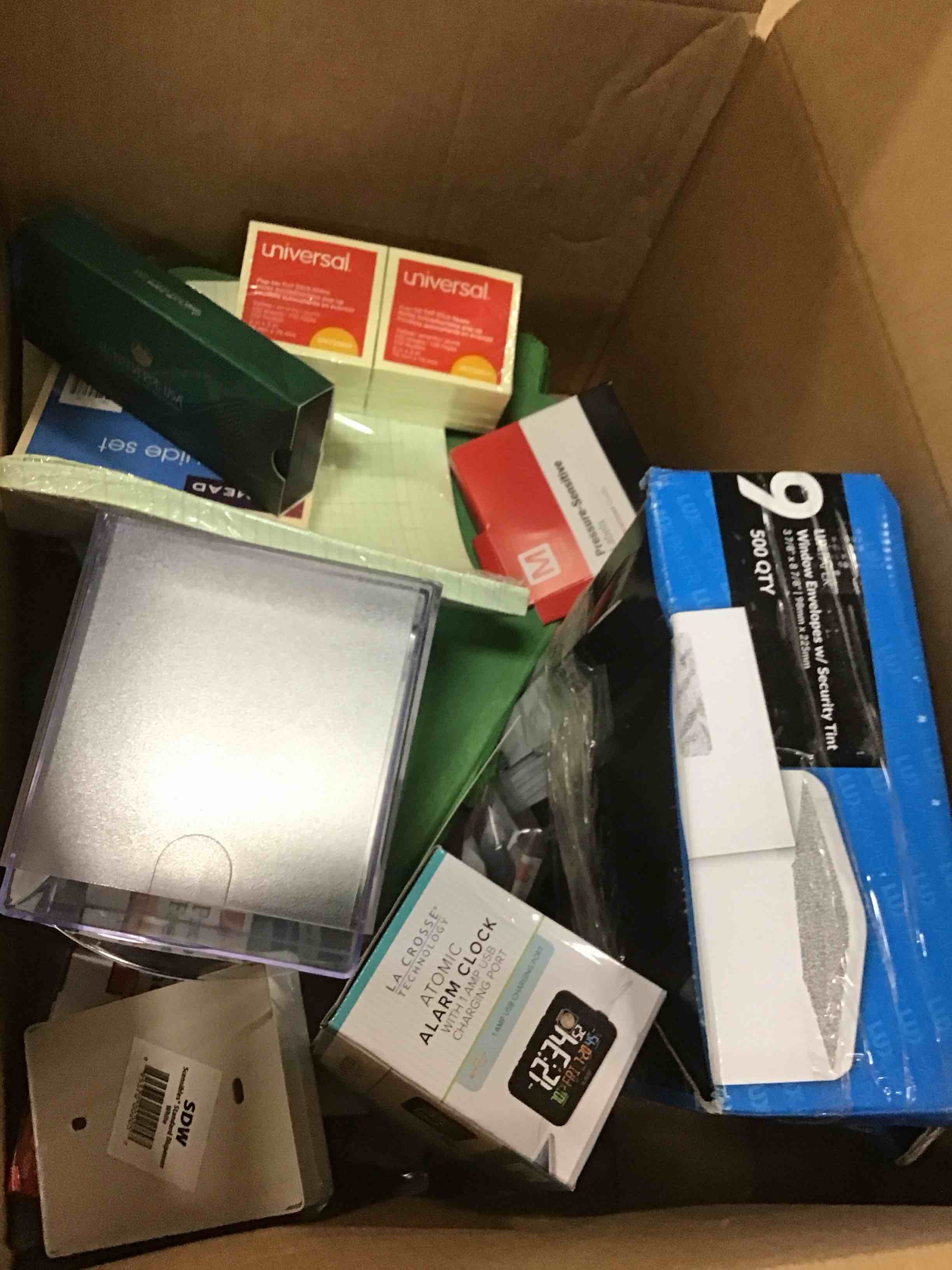 Assorted of variety of products for the maintenance and cleaning of office or home. (expiration date, brands and sizes may vary)