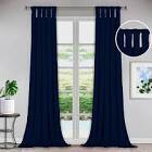 Royal Home Collection New Twist Tab Top Blackout Curtains for Bedroom and Living Room - 1 Panel Thermal Insulated Room Darkening Curtains (Baby Pink, 58 x 72 Inch) Baby Pink 58" W x 72" L - Each Panel