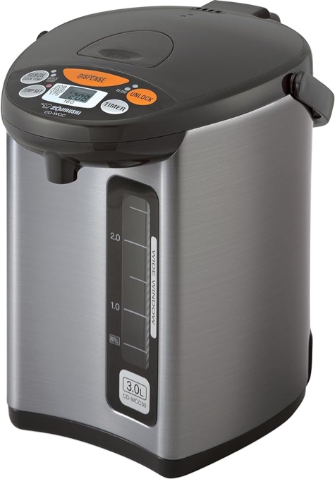 Zojirushi CD-WCC30 Micom Water Boiler & Warmer, Silver