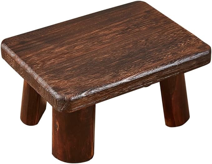 (similar) Baveke small foot stool rectangle footrest bedside step stool with living